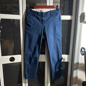 J. Crew Blue Cropped Ankle Pants